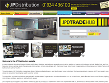 Tablet Screenshot of jpdistribution.co.uk